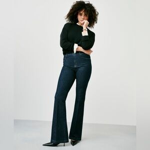 SPANX Dark Indigo Flare Jeans